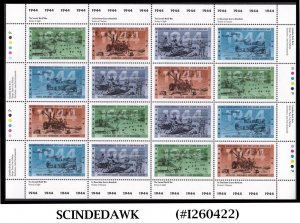 CANADA - 1990 SECOND WORLD WAR WWII - MINIATURE SHEET MINT NH