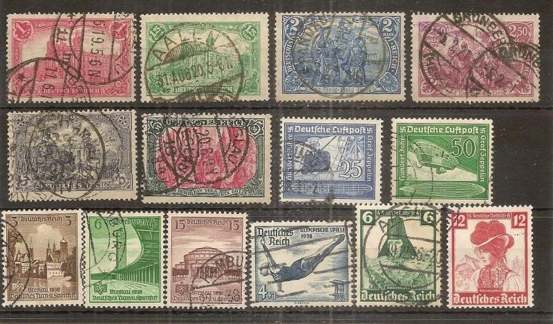 Germany 1900's-1930's Used Assortment (30v)