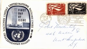 United Nations, New York, Worldwide First Day Cover