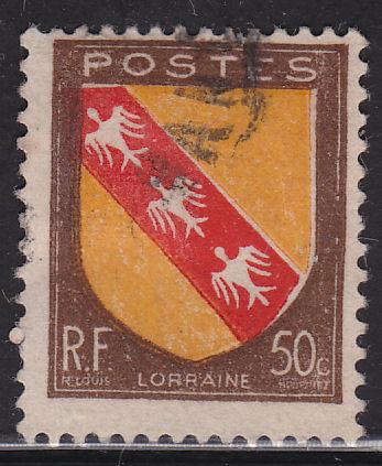 France 564 Lorraine Coat of Arms 1946