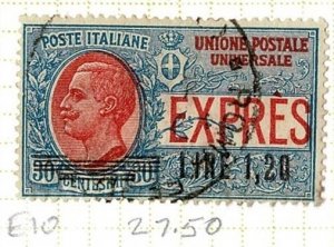 Italy #E10 used 1.20L special delivery