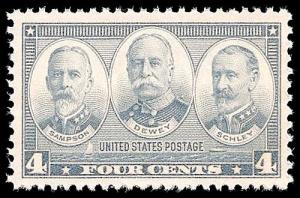 # 793 MINT NEVER HINGED THREE ADMIRALS