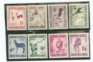 South West Africa #249-255 Unused Single (Complete Set)