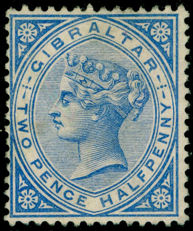 GIBRALTAR SG11, 2½d Blue, M MINT. Cat £85. 