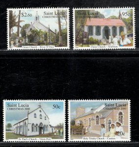 ST. LUCIA SC# 1128-31 FVF/MNH