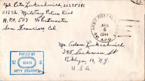 United States A.P.O.'s Soldier's Free Mail 1944 U.S. Army Postal Service, A.P...