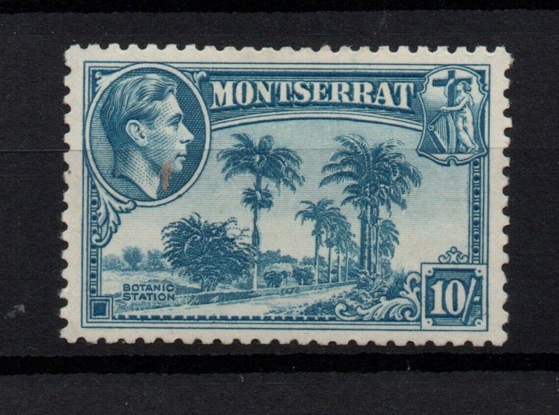 Montserrat KGVI 10/- pale blue P12 SG111 MNH WS28853