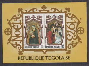 Togo C211a Christmas Souvenir Sheet MNH VF