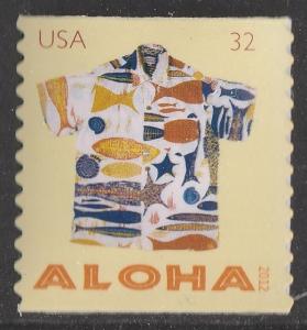 US 4597 Aloha Shirts Fish & Starfish 32c coil single (1 stamp) MNH 2012