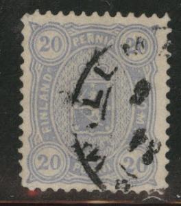 FINLAND SUOMI Scott 28 Used perf 12.5 stamp 1881-1883