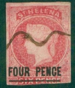 ST HELENA 10 USED SCV $300.00  BIN $80.00 (RL) 8182