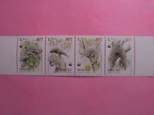 1995- MACAU STAMP SC#770a- WORLD LIFE FUN- ASIAN PANGOLIN-MINT-NH