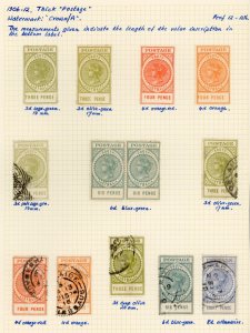 South Australia 1906-12 Queen Victoria Various Issues Study Used/Mint OG LH Gem⚡