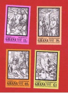 Ghana #670-673 MNH OG  Easter    Free S/H