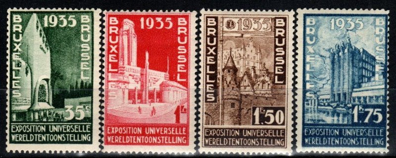 Belgium #258-61 F-VF Unused $14.00 (X290)