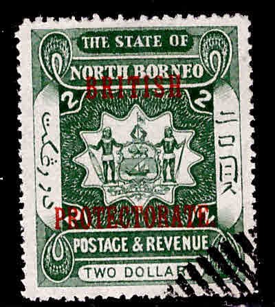 North Borneo Scott 119 Used British Protectorate overprint