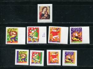 3820, 3821 - 3828 Christmas, Holiday Music Makers Booklet Stamps MNH 2003