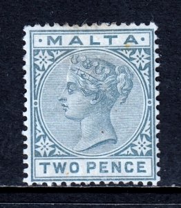 Malta - Scott #10 - MH - Thin speck at top, toning specks - SCV $11