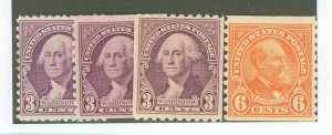 United States #720-723  Single (Complete Set)