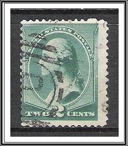 US #213 Washington Fancy Cancel Used (fc-14)