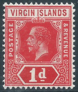 Virgin Islands, Sc #39, 1d MH