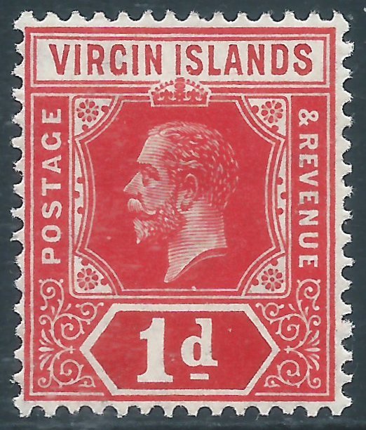 Virgin Islands, Sc #39, 1d MH