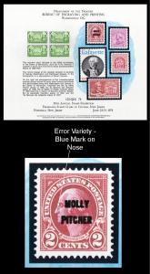 US #B45 1978 CENJEX Error Variety Mint BEP Souvenir Card