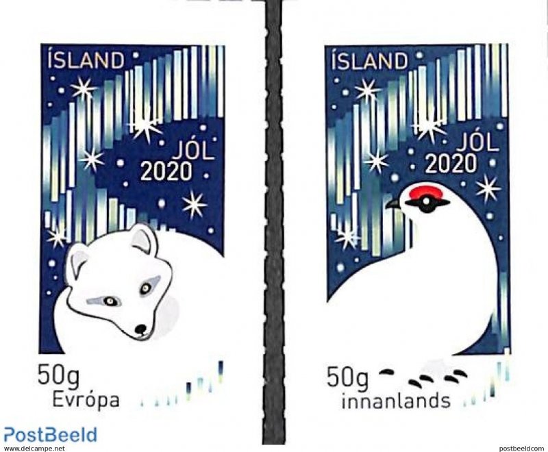 Stamps of Iceland 2020 MNH**- Christmas