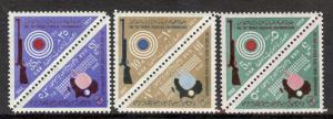 EGYPT SC# 569a, 571a & 573a F-VF MNH 1962