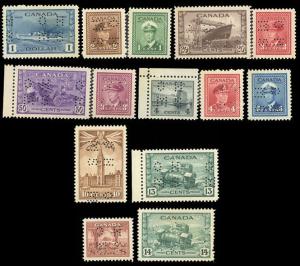 CANADA O249-62, Mint VF NH OHMS Set Unitrade $510.00 - Stuart Katz