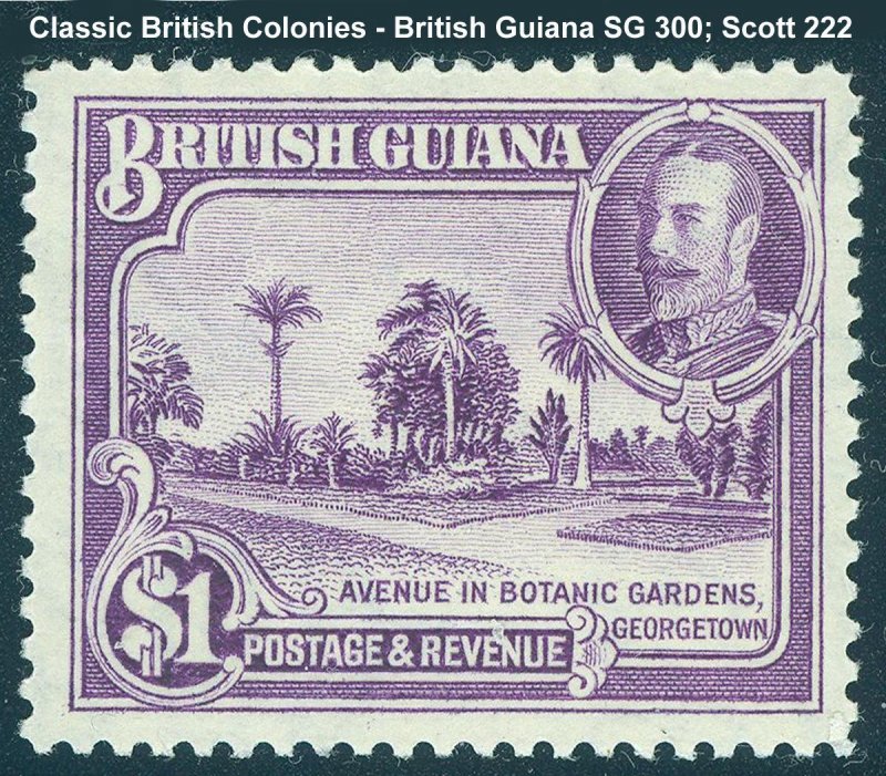 British Guiana Scott 222; SG 300- Unused LH