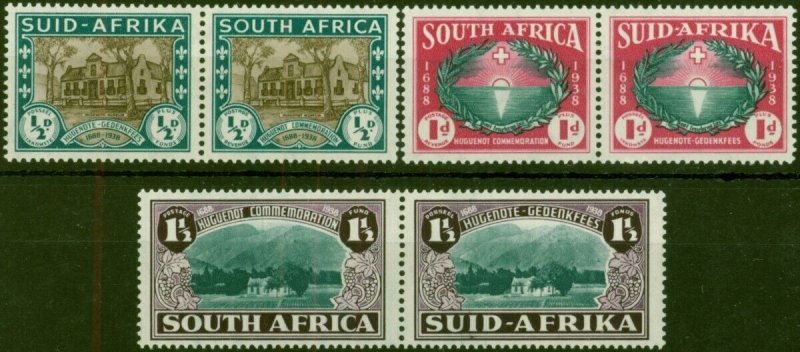 South Africa 1939 Set of 3 SG82-84 Fine VLMM