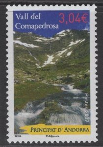 ANDORRA SGF682 2007 VALL DEL COMPAPEDROSA MNH