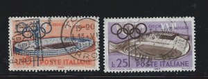 Italy (my #175) Used 10 Cent Collection / Lot 1960 Olympics