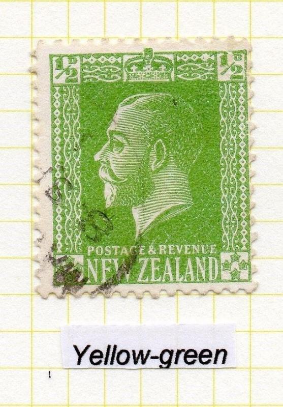 New Zealand 1915-33 George V Issue Fine Used 1/2d. 041191