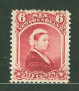 Newfoundland #36 Unused Single