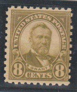 U.S. Scott #589 Grant Stamp - Mint NH Single