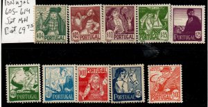 Portugal 605-614 Set Mint Hinged