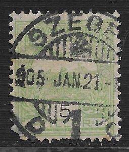 Hungary #51b 5f Turul and Crown of St Stephen ~ Used