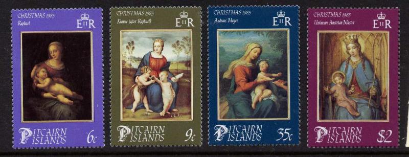 Pitcairn Islands 262-5 MNH Christmas, Art, Paintings