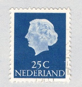 Netherlands 348 Used Queen Juliana 2 1953 (BP70009)