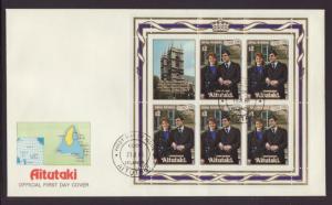 Aitutaki 397 Royal Wedding 1986 U/A FDC