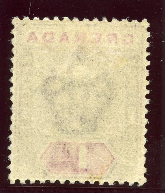 Grenada 1902 KEVII 1d dull purple & carmine MLH. SG 58. Sc 49.