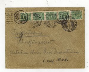 1916 Helsinki Finland Censored Cover