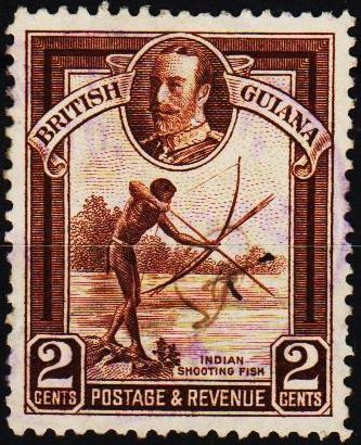 British Guiana.1934 2c S.G.289 Fine Used