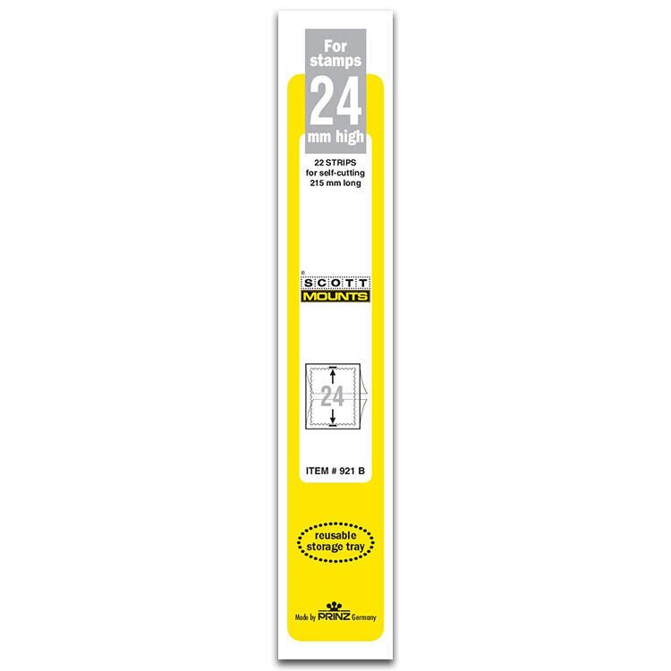 Showgard/Scott/Prinz Strips of 215mm Stamp Mount Size: 215x24 Item: #921 Clear