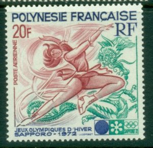 French Polynesia 1972 Airmail - Winter Olympic Games - Sapporo, Japan MUH