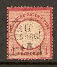 Germany   #17  used  (1872)  c.v. $1.90