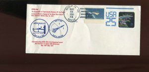 1991 US ROCKET MAIL COVER - AERO-PAC BLACK ROCK DESERT NEVADA (915 F)