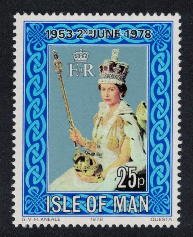 Isle of Man 25th Anniversary of Coronation 1978 MNH SC#130 SG#132